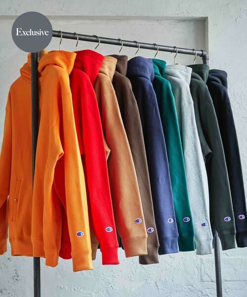 URBAN RESEARCH DOORS / アーバンリサーチ ドアーズ パーカー | 『別注』Champion×DOORS　RW HALF SNAP PARKA | 詳細22