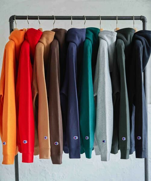 URBAN RESEARCH DOORS / アーバンリサーチ ドアーズ パーカー | 『別注』Champion×DOORS　RW HALF SNAP PARKA | 詳細23