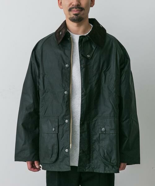 URBAN RESEARCH DOORS/アーバンリサーチ ドアーズ OS BEDALE WAX JACKET カーキ 38