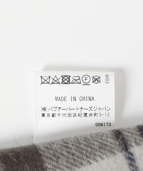 URBAN RESEARCH DOORS / アーバンリサーチ ドアーズ マフラー・ショール・スヌード・ストール | Barbour　WOOLCASHMERE TARTAN SCARF | 詳細12