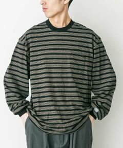 URBAN RESEARCH DOORS / アーバンリサーチ ドアーズ Tシャツ | ENDS and MEANS　Pocket Long-Sleeve Tee(Striped)