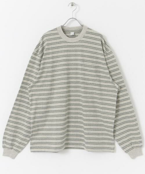 URBAN RESEARCH DOORS / アーバンリサーチ ドアーズ Tシャツ | ENDS and MEANS　Pocket Long-Sleeve Tee(Striped) | 詳細8