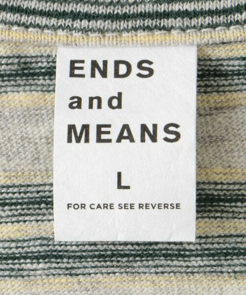URBAN RESEARCH DOORS / アーバンリサーチ ドアーズ Tシャツ | ENDS and MEANS　Pocket Long-Sleeve Tee(Striped) | 詳細12