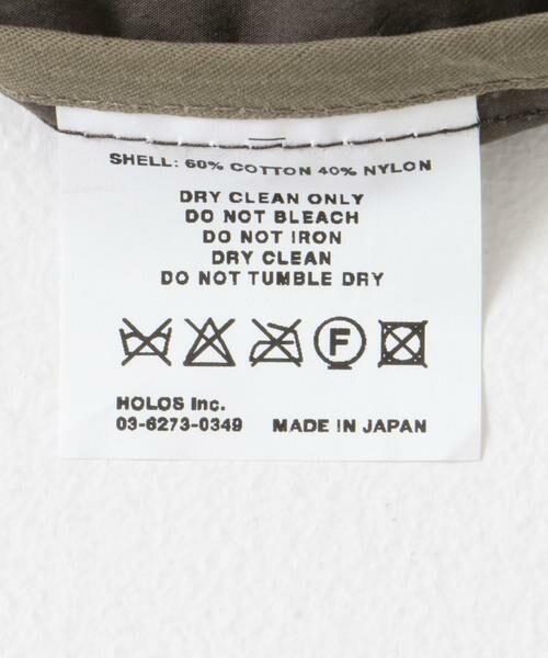 URBAN RESEARCH DOORS / アーバンリサーチ ドアーズ その他アウター | ENDS and MEANS　Travel Half Parka | 詳細10