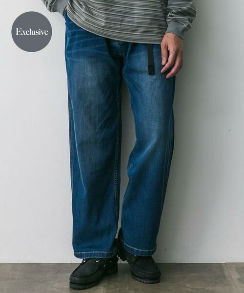 URBAN RESEARCH DOORS/アーバンリサーチ ドアーズ 『別注』Gramicci Mountain Wide Pants インディゴブルー L URBAN RESEARCH DOORS/アーバンリサーチ ドアーズ 『別注』Gramicci Mountain Wide Pants インディゴブルー L