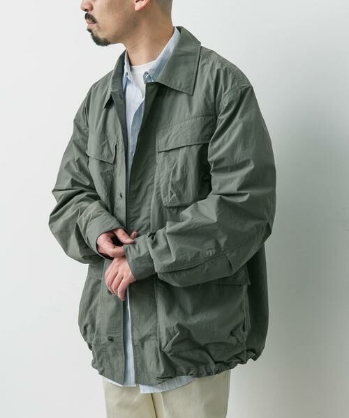 URBAN RESEARCH DOORS / アーバンリサーチ ドアーズ ブルゾン | 『別注』Snow Peak Apparel×DOORS Nylon Tussah Blouson | 詳細1