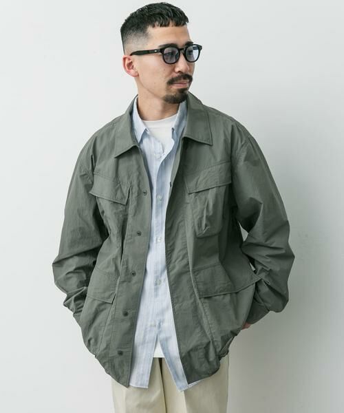 URBAN RESEARCH DOORS / アーバンリサーチ ドアーズ ブルゾン | 『別注』Snow Peak Apparel×DOORS Nylon Tussah Blouson | 詳細2