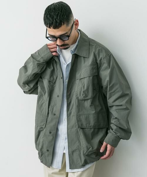 URBAN RESEARCH DOORS / アーバンリサーチ ドアーズ ブルゾン | 『別注』Snow Peak Apparel×DOORS Nylon Tussah Blouson | 詳細4