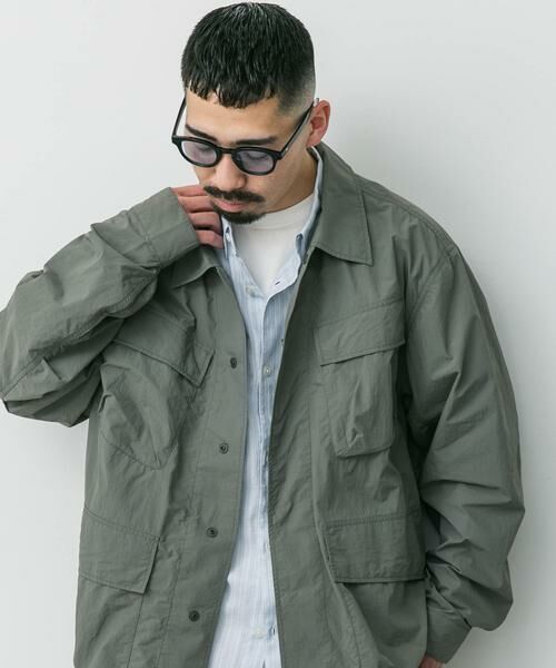 URBAN RESEARCH DOORS / アーバンリサーチ ドアーズ ブルゾン | 『別注』Snow Peak Apparel×DOORS Nylon Tussah Blouson | 詳細5