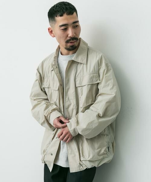 URBAN RESEARCH DOORS / アーバンリサーチ ドアーズ ブルゾン | 『別注』Snow Peak Apparel×DOORS Nylon Tussah Blouson | 詳細22