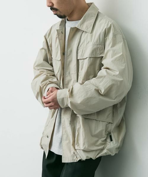 URBAN RESEARCH DOORS / アーバンリサーチ ドアーズ ブルゾン | 『別注』Snow Peak Apparel×DOORS Nylon Tussah Blouson | 詳細23