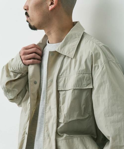 URBAN RESEARCH DOORS / アーバンリサーチ ドアーズ ブルゾン | 『別注』Snow Peak Apparel×DOORS Nylon Tussah Blouson | 詳細24
