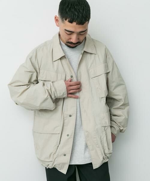 URBAN RESEARCH DOORS / アーバンリサーチ ドアーズ ブルゾン | 『別注』Snow Peak Apparel×DOORS Nylon Tussah Blouson | 詳細21