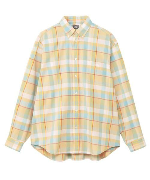 URBAN RESEARCH DOORS/アーバンリサーチ ドアーズ THE NORTH FACE Long-Sleeve Madras Shirts ホワイト系その他 M URBAN RESEARCH DOORS/アーバンリサーチ ドアーズ THE NORTH FACE Long-Sleeve Madras Shirts ホワイト系その他 M