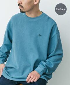 URBAN RESEARCH DOORS / アーバンリサーチ ドアーズ Tシャツ | 『別注』LACOSTE×DOORS　thick pique crew long-sleeve