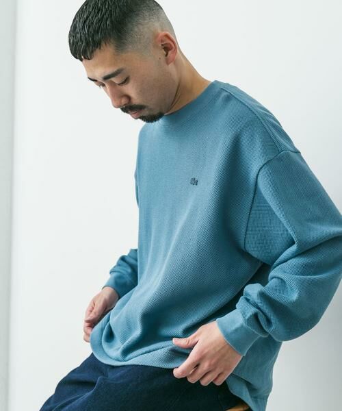 URBAN RESEARCH DOORS / アーバンリサーチ ドアーズ Tシャツ | 『別注』LACOSTE×DOORS thick pique crew long-sleeve | 詳細3