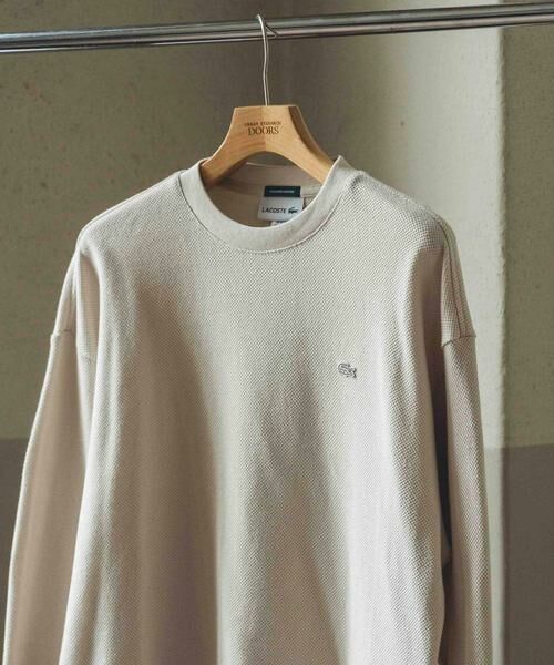 URBAN RESEARCH DOORS / アーバンリサーチ ドアーズ Tシャツ | 『別注』LACOSTE×DOORS thick pique crew long-sleeve | 詳細30