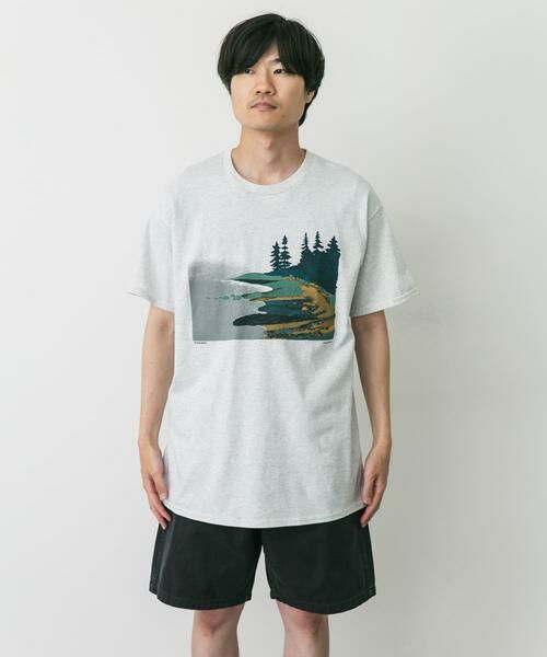 URBAN RESEARCH DOORS / アーバンリサーチ ドアーズ Tシャツ | LIBERTY GRAPHICS　Fog | 詳細1