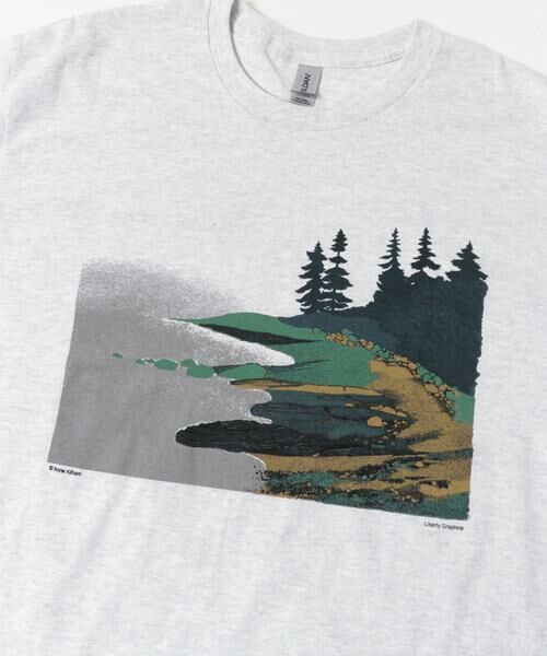 URBAN RESEARCH DOORS / アーバンリサーチ ドアーズ Tシャツ | LIBERTY GRAPHICS　Fog | 詳細5