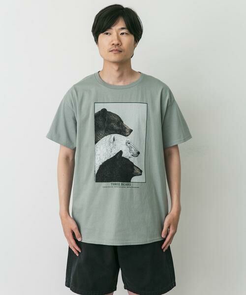 URBAN RESEARCH DOORS / アーバンリサーチ ドアーズ Tシャツ | LIBERTY GRAPHICS　Three Bears | 詳細1