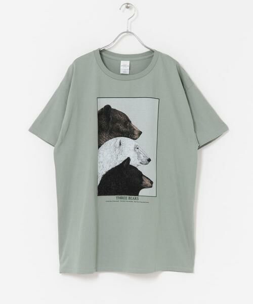 URBAN RESEARCH DOORS / アーバンリサーチ ドアーズ Tシャツ | LIBERTY GRAPHICS　Three Bears | 詳細4