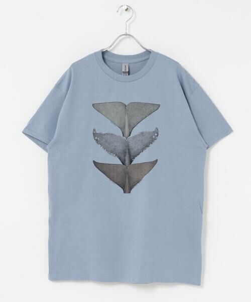 URBAN RESEARCH DOORS / アーバンリサーチ ドアーズ Tシャツ | LIBERTY GRAPHICS　Whale Tails | 詳細4