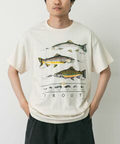 URBAN RESEARCH DOORS / アーバンリサーチ ドアーズ Tシャツ | LIBERTY GRAPHICS　Trout & Flies