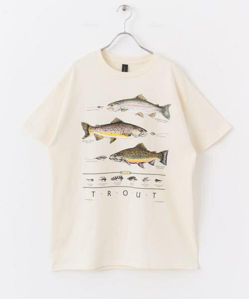 URBAN RESEARCH DOORS / アーバンリサーチ ドアーズ Tシャツ | LIBERTY GRAPHICS　Trout & Flies | 詳細4