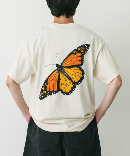 URBAN RESEARCH DOORS / アーバンリサーチ ドアーズ Tシャツ | LIBERTY GRAPHICS　Monarch Metamorphosis | 詳細1