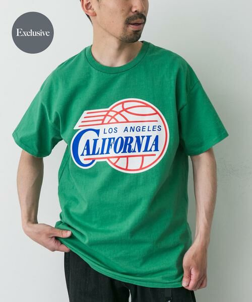 URBAN RESEARCH DOORS/アーバンリサーチ ドアーズ 『別注』SLOPPY SUPPLY×DOORS CALIFORNIA T-SHIRTS グリーン L