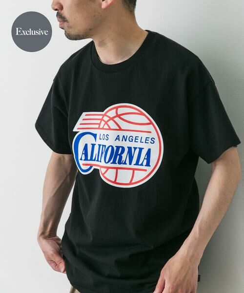 URBAN RESEARCH DOORS/アーバンリサーチ ドアーズ 『別注』SLOPPY SUPPLY×DOORS CALIFORNIA T-SHIRTS ブラック L