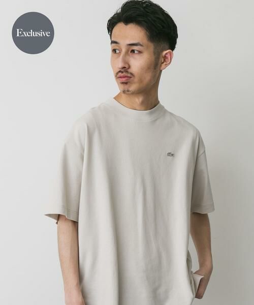 URBAN RESEARCH DOORS/アーバンリサーチ ドアーズ 『別注』LACOSTE×DOORS moss stitch ShortSleeve T-shirts アイボリー 3 URBAN RESEARCH DOORS/アーバンリサーチ ドアーズ 『別注』LACOSTE×DOORS moss stitch ShortSleeve T-shirts アイボリー 3