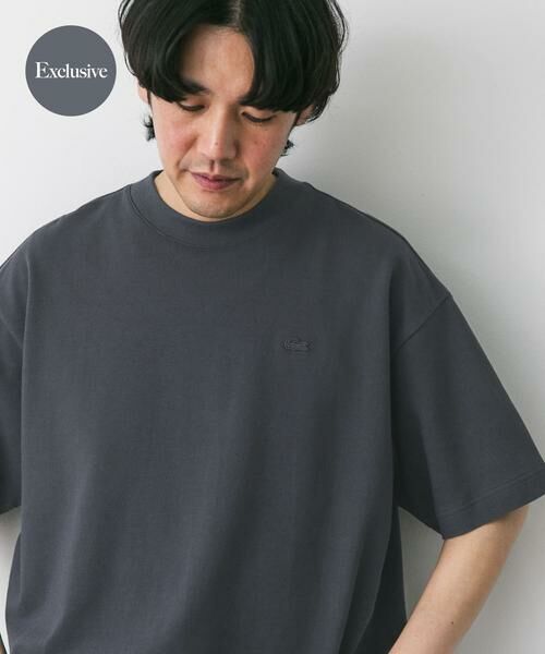 URBAN RESEARCH DOORS / アーバンリサーチ ドアーズ Tシャツ | 『別注』LACOSTE×DOORS moss stitch ShortSleeve T-shirts(スミクロ)