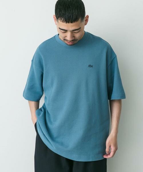 URBAN RESEARCH DOORS / アーバンリサーチ ドアーズ Tシャツ | 『別注』LACOSTE×DOORS　thick pique crew ShortSleeve | 詳細1