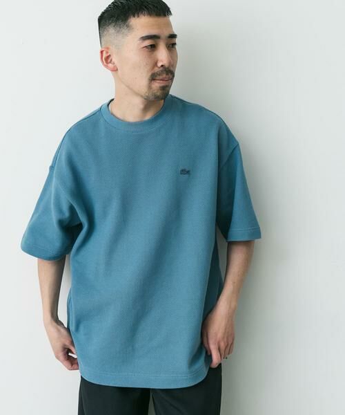 URBAN RESEARCH DOORS / アーバンリサーチ ドアーズ Tシャツ | 『別注』LACOSTE×DOORS　thick pique crew ShortSleeve | 詳細3
