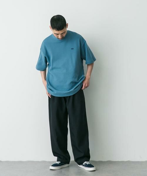 URBAN RESEARCH DOORS / アーバンリサーチ ドアーズ Tシャツ | 『別注』LACOSTE×DOORS　thick pique crew ShortSleeve | 詳細5