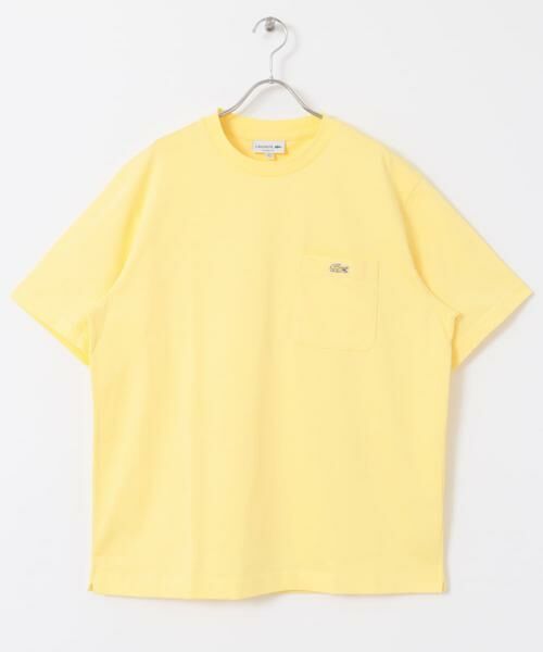URBAN RESEARCH DOORS / アーバンリサーチ ドアーズ Tシャツ | LACOSTE　アウトラインクロックポケットTシャツ | 詳細4