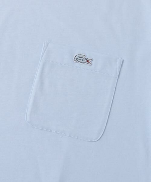 URBAN RESEARCH DOORS / アーバンリサーチ ドアーズ Tシャツ | LACOSTE　アウトラインクロックポケットTシャツ | 詳細7
