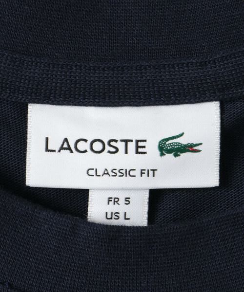 URBAN RESEARCH DOORS / アーバンリサーチ ドアーズ Tシャツ | LACOSTE　アウトラインクロックポケットTシャツ | 詳細13