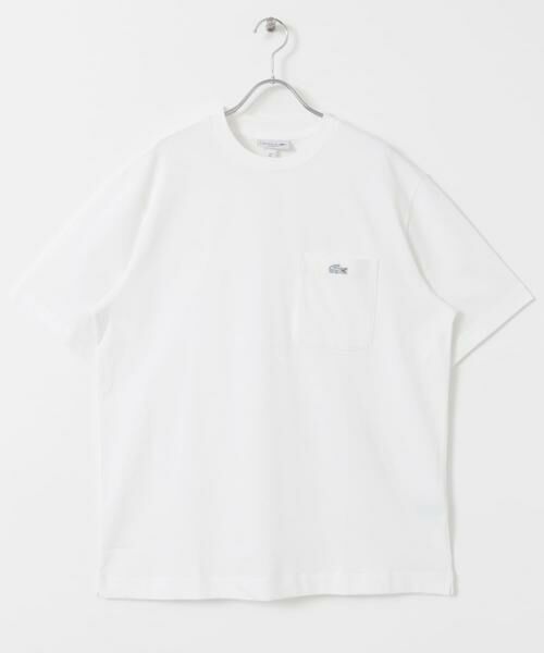 URBAN RESEARCH DOORS / アーバンリサーチ ドアーズ Tシャツ | LACOSTE　アウトラインクロックポケットTシャツ | 詳細15