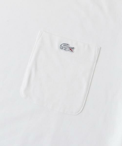 URBAN RESEARCH DOORS / アーバンリサーチ ドアーズ Tシャツ | LACOSTE　アウトラインクロックポケットTシャツ | 詳細16