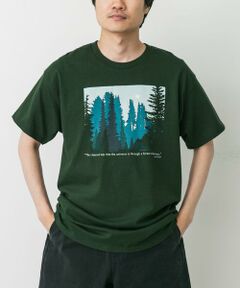 URBAN RESEARCH DOORS / アーバンリサーチ ドアーズ Tシャツ | LIBERTY GRAPHICS　Forest Wilderness