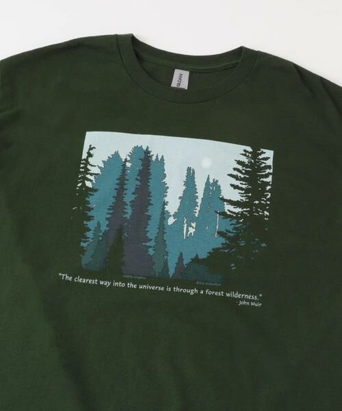URBAN RESEARCH DOORS / アーバンリサーチ ドアーズ Tシャツ | LIBERTY GRAPHICS　Forest Wilderness | 詳細5