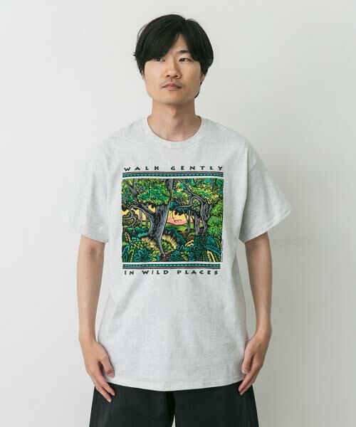 URBAN RESEARCH DOORS / アーバンリサーチ ドアーズ Tシャツ | LIBERTY GRAPHICS　Walk Gently | 詳細1
