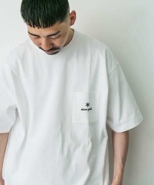 URBAN RESEARCH DOORS / アーバンリサーチ ドアーズ Tシャツ | 『別注』Snow Peak Apparel×DOORS　Pocket Logo T-shirts | 詳細1