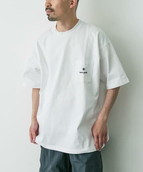 URBAN RESEARCH DOORS / アーバンリサーチ ドアーズ Tシャツ | 『別注』Snow Peak Apparel×DOORS　Pocket Logo T-shirts | 詳細3