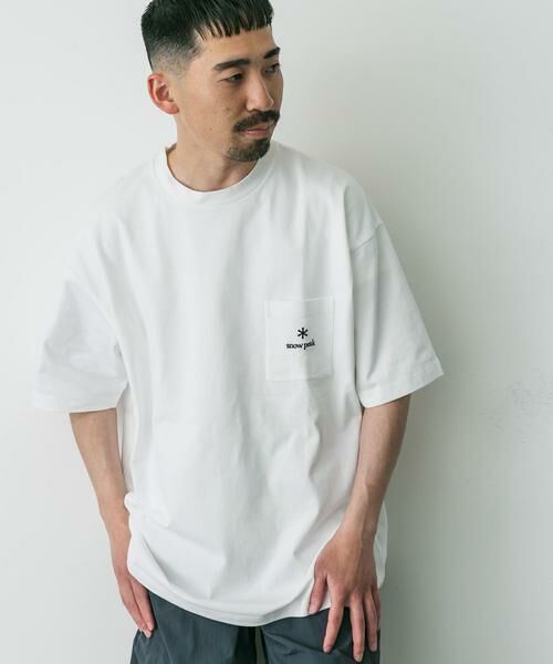 URBAN RESEARCH DOORS / アーバンリサーチ ドアーズ Tシャツ | 『別注』Snow Peak Apparel×DOORS　Pocket Logo T-shirts | 詳細5