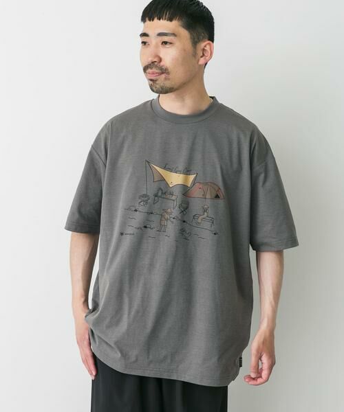 URBAN RESEARCH DOORS / アーバンリサーチ ドアーズ Tシャツ | 『別注』Snow Peak×DOORS　WaterActive Print Tee | 詳細1