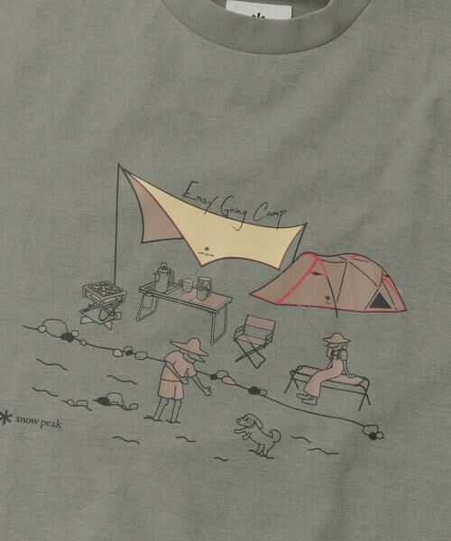 URBAN RESEARCH DOORS / アーバンリサーチ ドアーズ Tシャツ | 『別注』Snow Peak×DOORS　WaterActive Print Tee | 詳細13