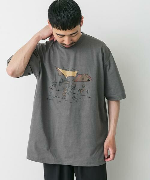 URBAN RESEARCH DOORS / アーバンリサーチ ドアーズ Tシャツ | 『別注』Snow Peak×DOORS　WaterActive Print Tee | 詳細2